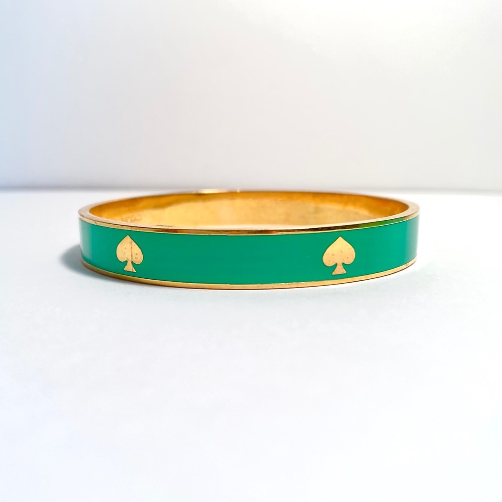 Kate Spade Green Spade Bangle